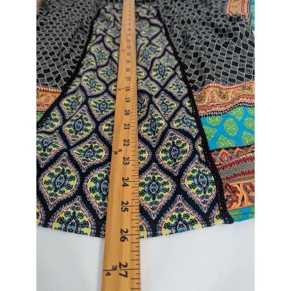 Figueroa & Flower Blouse Tunic Top Boho Indie 3/4 Sleeve 1X Sheer Lightweight - Picture 8 of 8